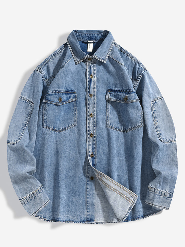 Verona Long Sleeve Cotton Denim Shirt - Sydney Fraiser