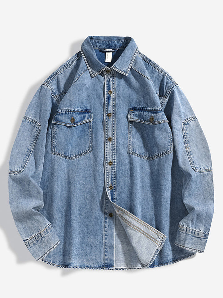 Verona Long Sleeve Cotton Denim Shirt - Sydney Fraiser