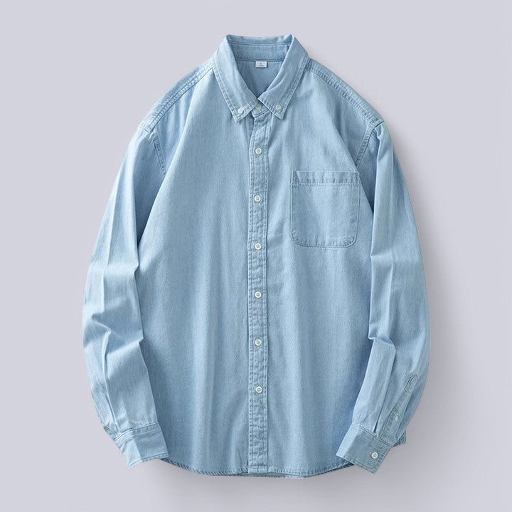 Amalfi Long Sleeve Denim Shirt - Sydney Fraiser
