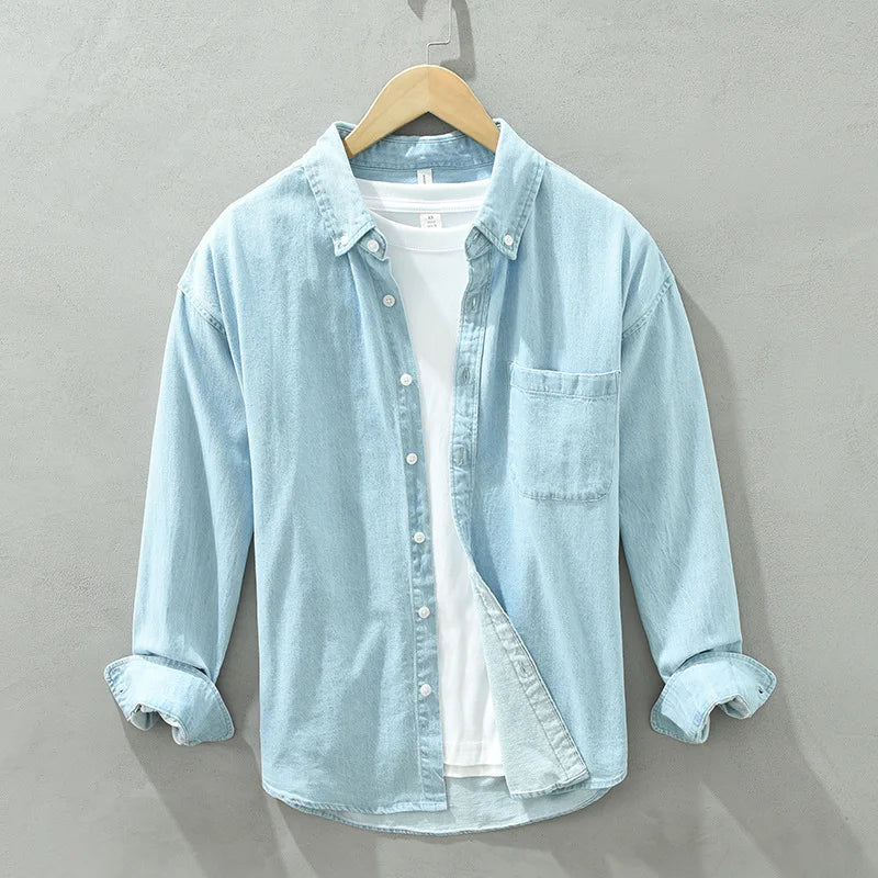 Monteverdi Long Sleeve Denim Shirt - Sydney Fraiser