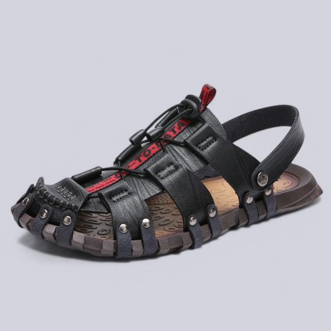 Firenze Leather Fisherman Sandals - Sydney Fraiser