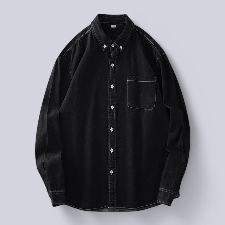 Amalfi Long Sleeve Denim Shirt - Sydney Fraiser