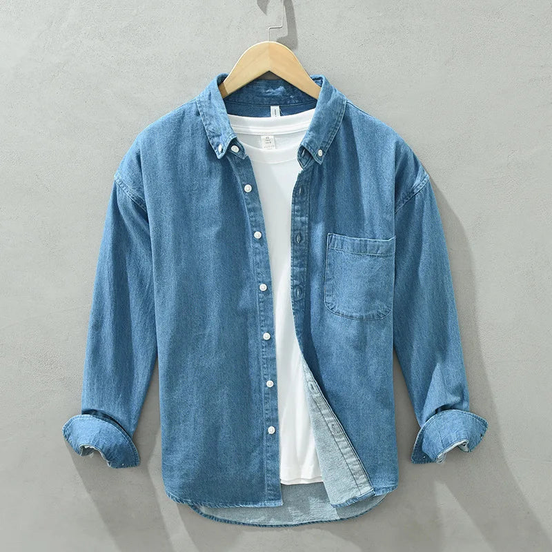 Monteverdi Long Sleeve Denim Shirt - Sydney Fraiser