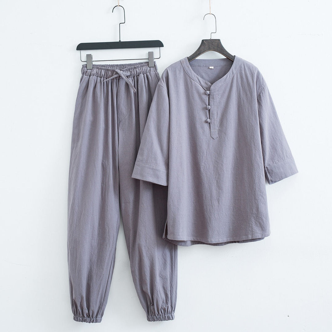 Zaranta Linen Two Piece Set - Edward Fraiser