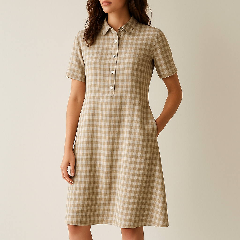 Solana Linen Shirt Dress