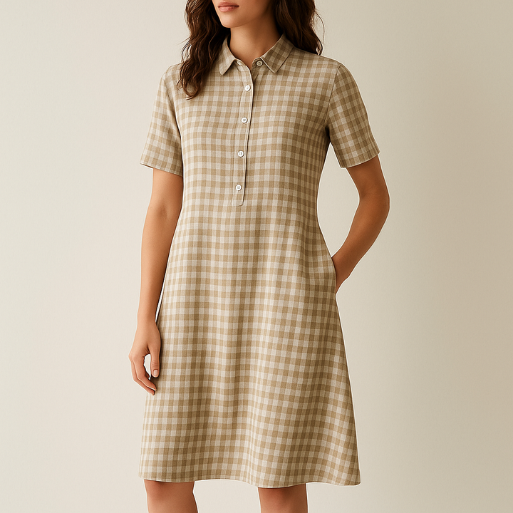 Solana Linen Shirt Dress