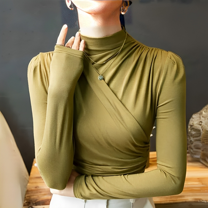 CozyCotton Women's Turtleneck - Sydney Fraiser