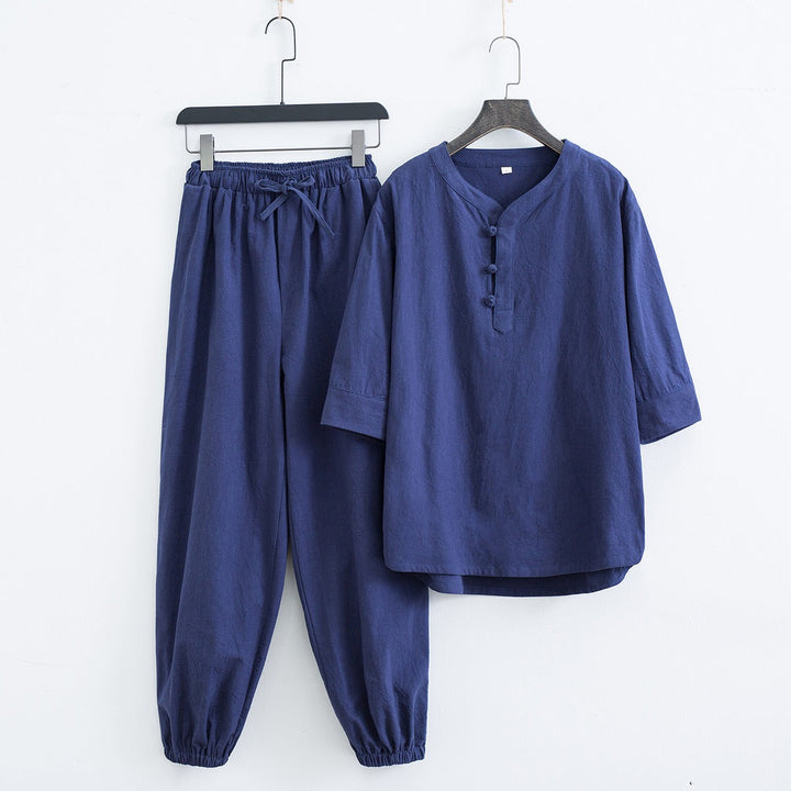 Zaranta Linen Two Piece Set - Edward Fraiser