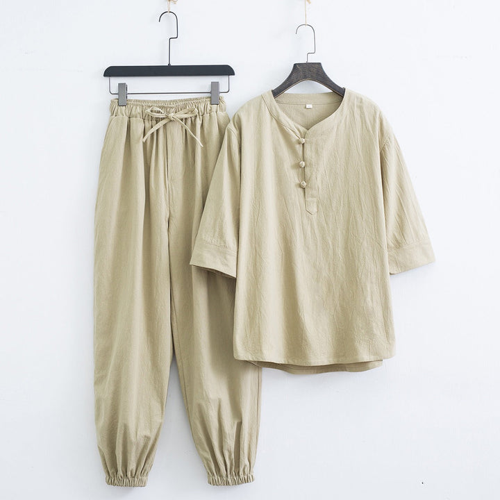 Zaranta Linen Two Piece Set - Edward Fraiser
