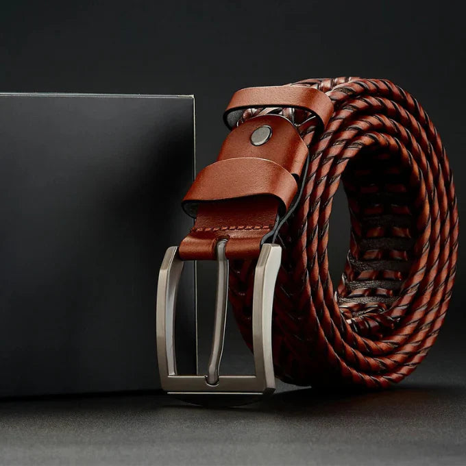 Lourdes Cowhide Leather Belt - Sydney Fraiser