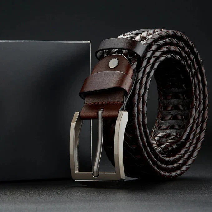 Lourdes Cowhide Leather Belt - Sydney Fraiser