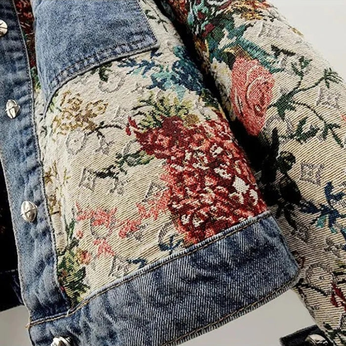 Lucera Floral Denim Jacket