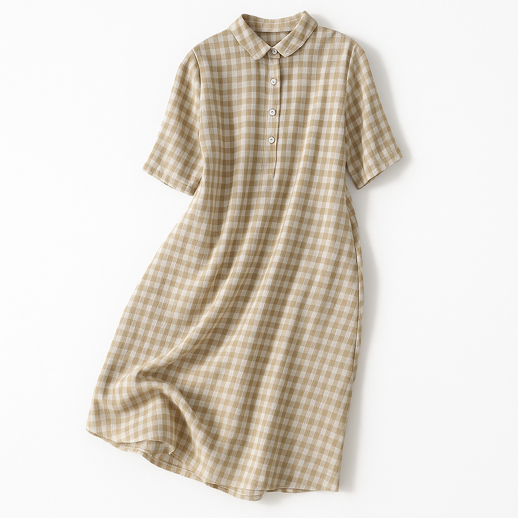 Solana Linen Shirt Dress