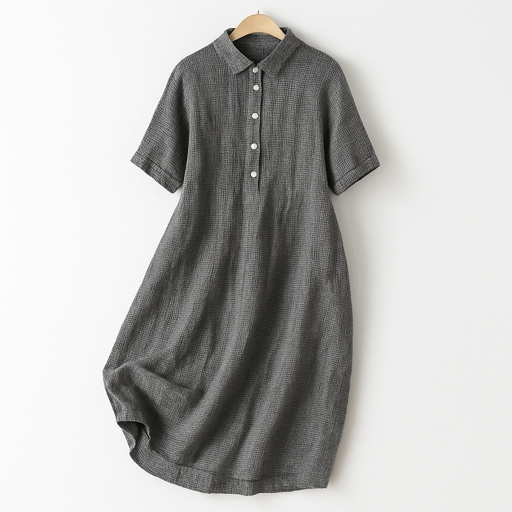Solana Linen Shirt Dress