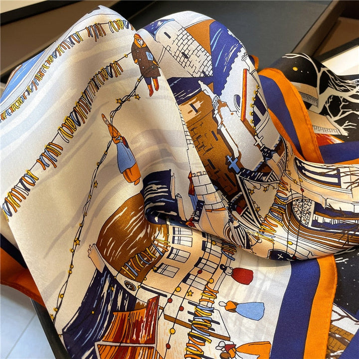 Avignon Silk Square Scarf