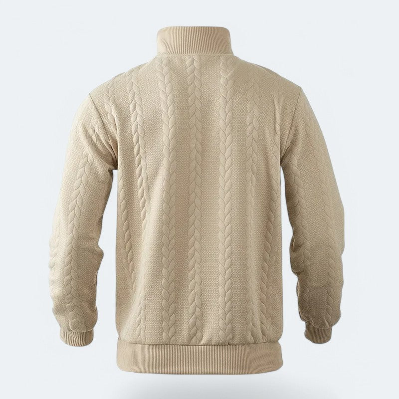 Leonardo Cotton Half Zip - Sydney Fraiser