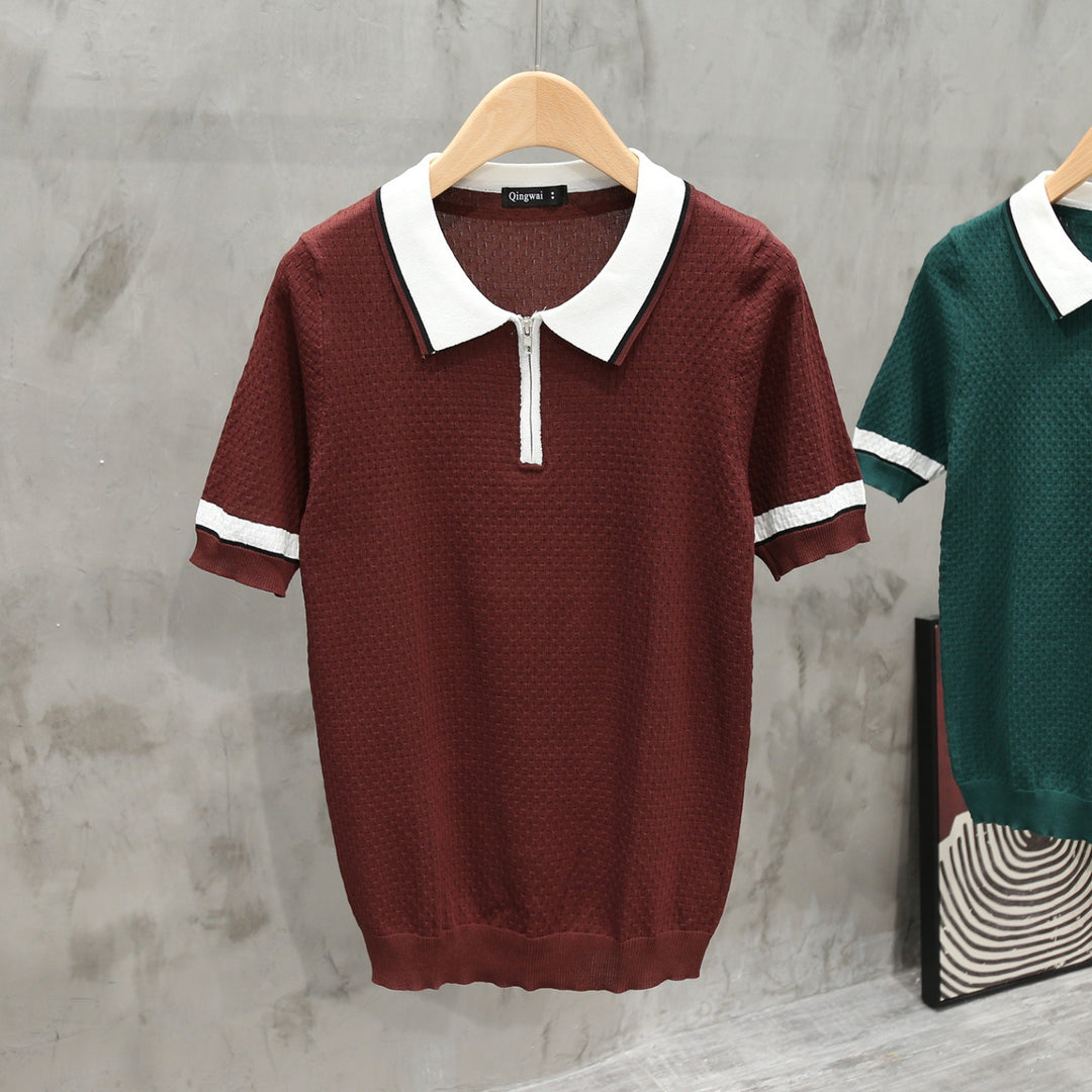 Fabio Knitted Polo - Sydney Fraiser