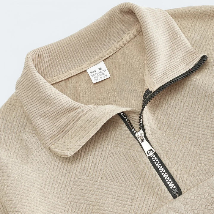 Leonardo Cotton Half Zip - Sydney Fraiser