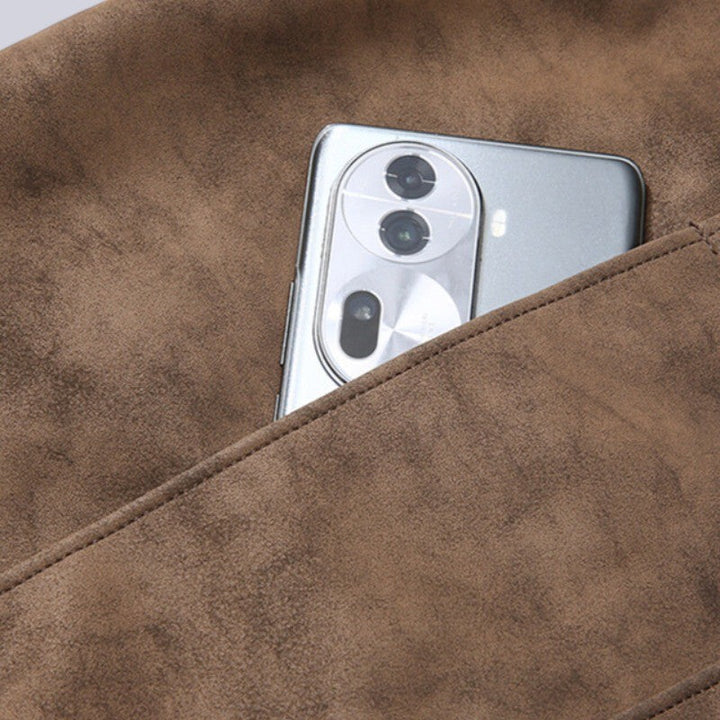 Maverick Suede Leather Jacket - Sydney Fraiser