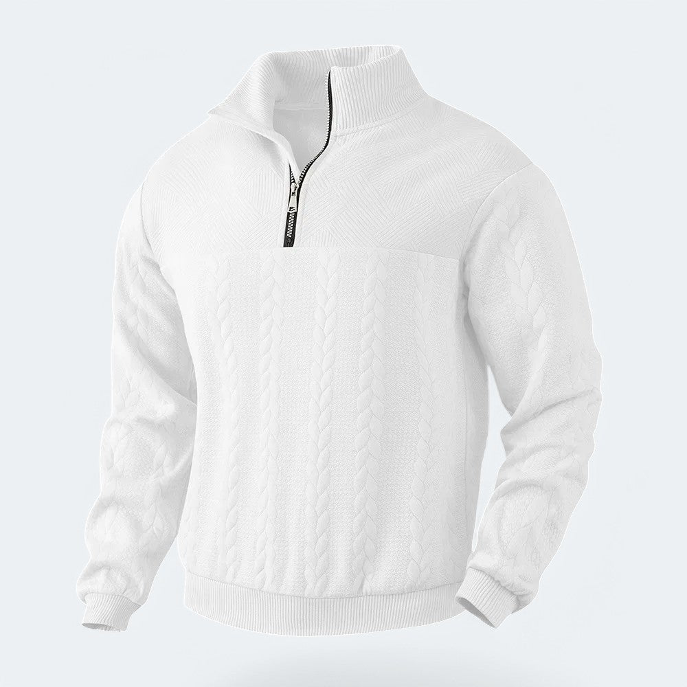 Leonardo Cotton Half Zip - Sydney Fraiser