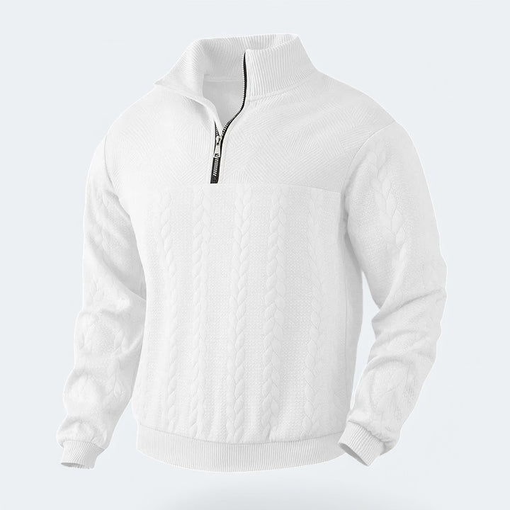 Leonardo Cotton Half Zip - Sydney Fraiser