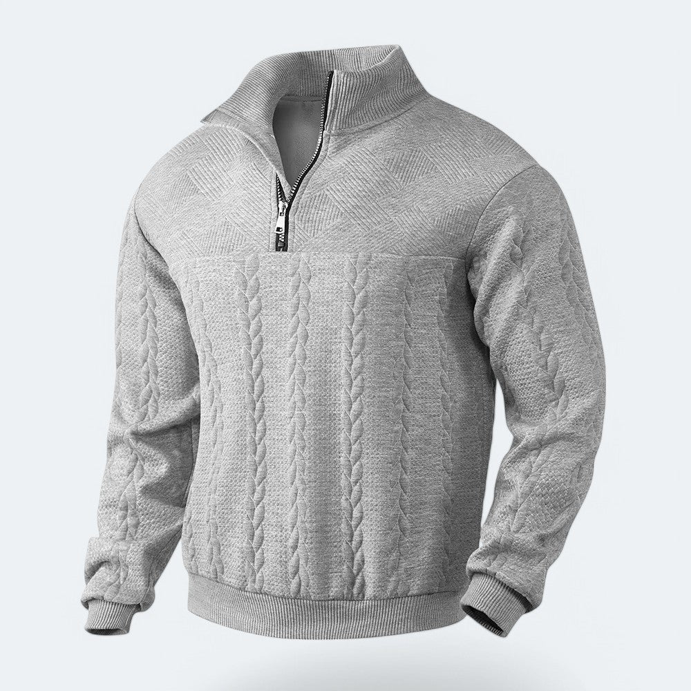 Leonardo Cotton Half Zip - Sydney Fraiser