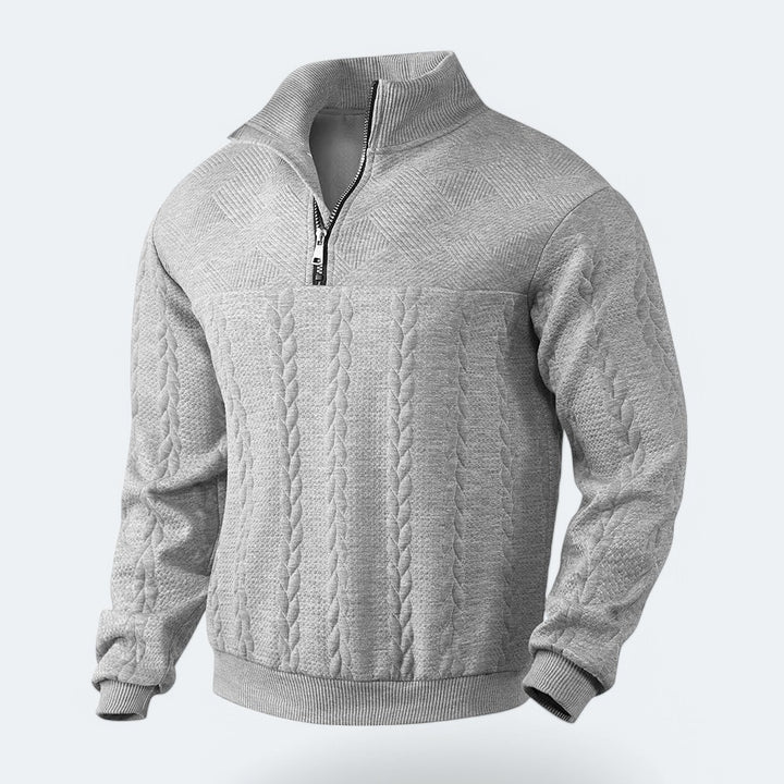Leonardo Cotton Half Zip - Sydney Fraiser