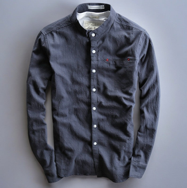 Akita - Japanese Style Linen Shirt - Edward Fraiser