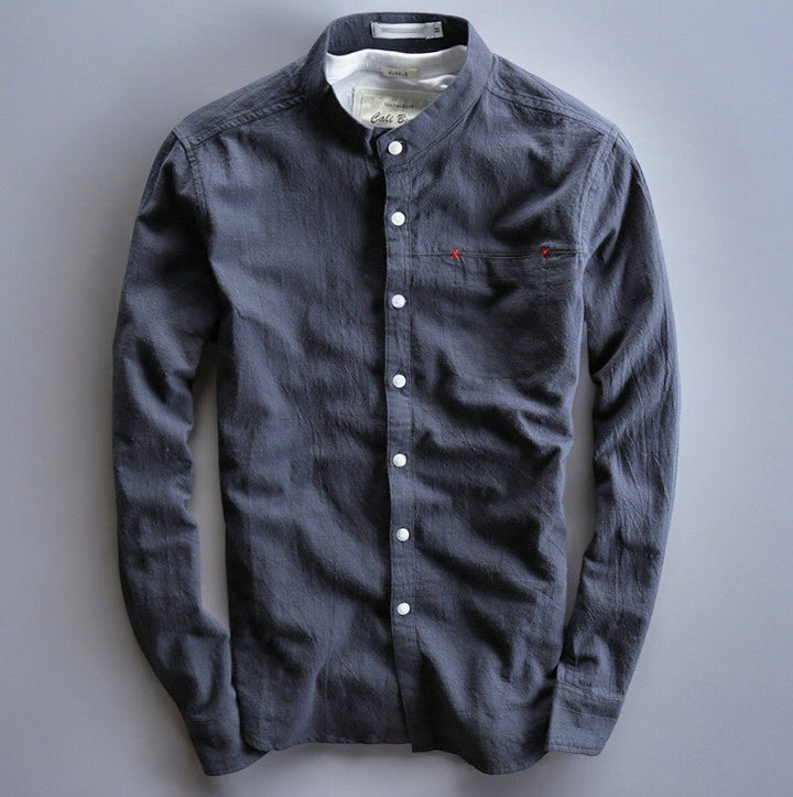 Akita - Japanese Style Linen Shirt - Edward Fraiser