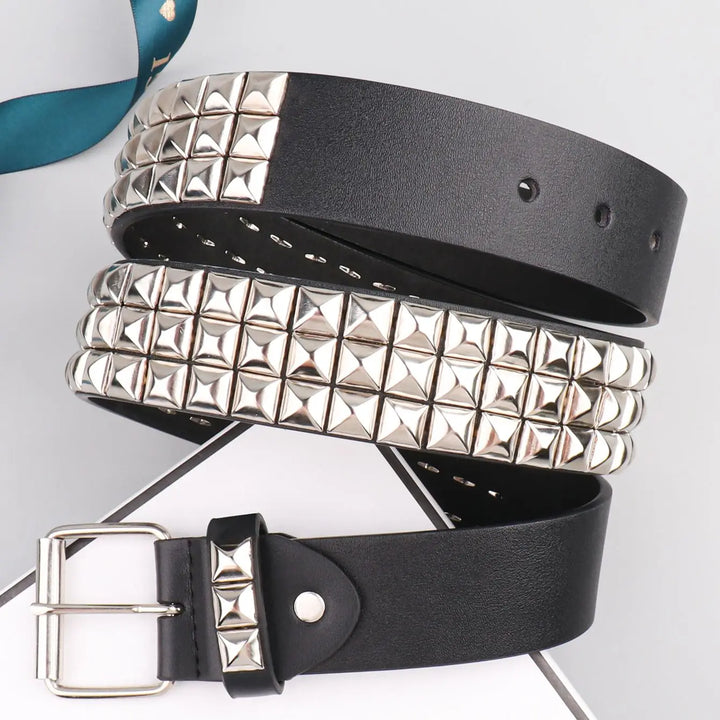 Marseille Studded Leather Belt