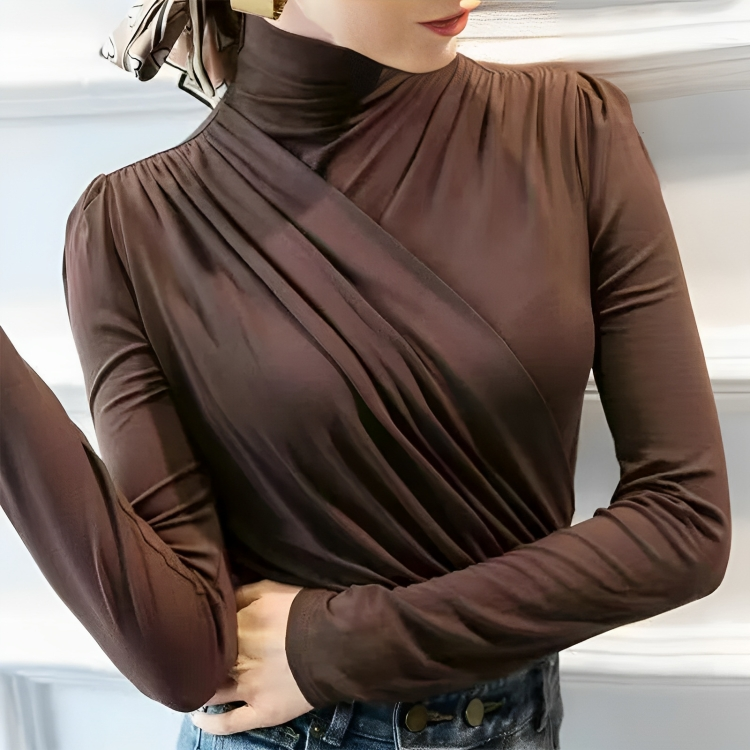 CozyCotton Women's Turtleneck - Sydney Fraiser