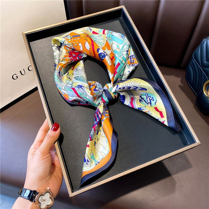 Ravello Painted Silk Scarf