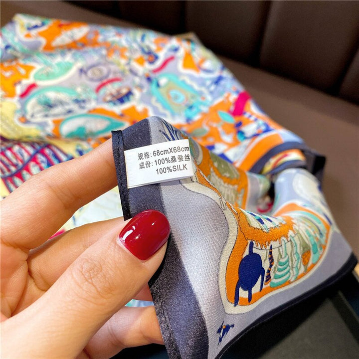 Ravello Painted Silk Scarf