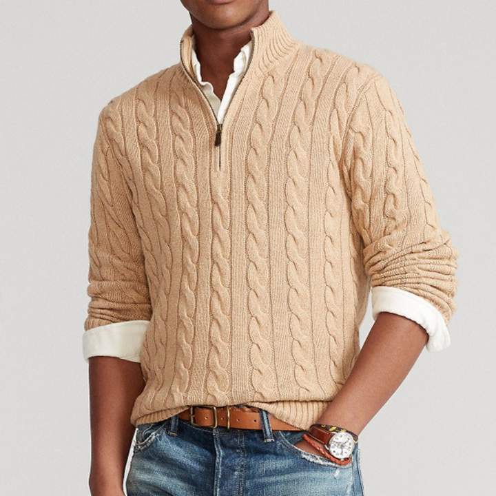 Leonardo - Wool Quarter-Zip - Edward Fraiser
