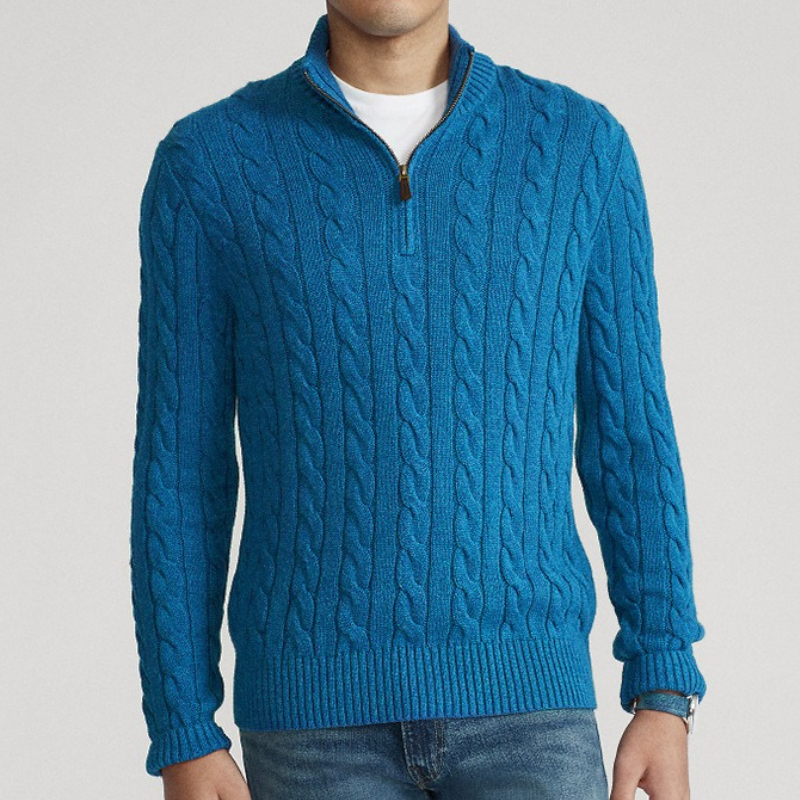 Leonardo - Wool Quarter-Zip - Edward Fraiser