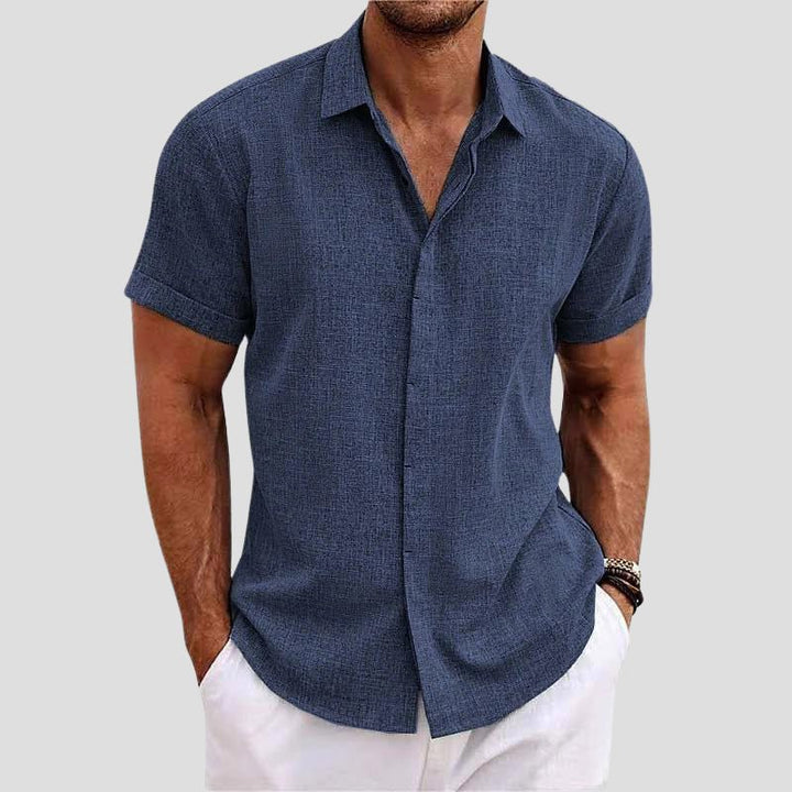 Belmont Short Sleeve Linen Shirt