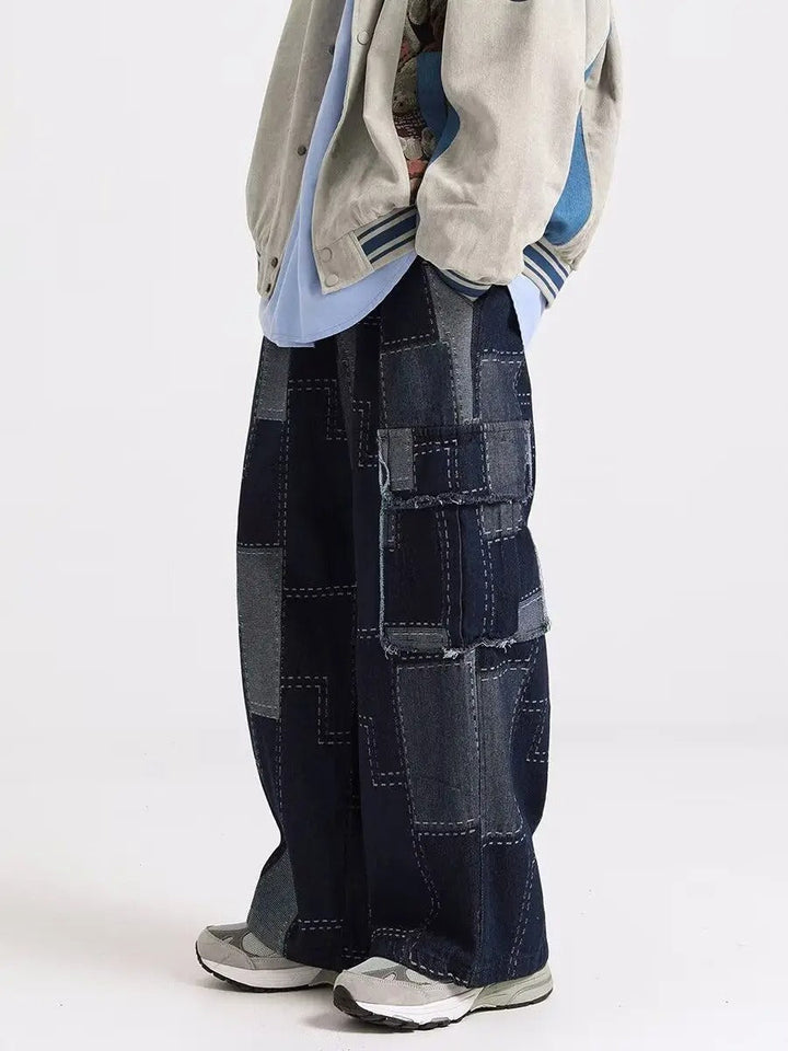 Madeira Patchwork Denim Jeans - Sydney Fraiser