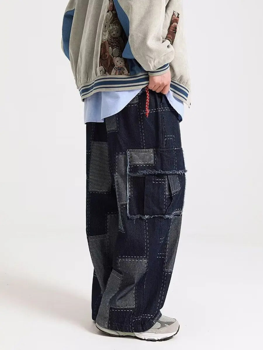 Madeira Patchwork Denim Jeans - Sydney Fraiser