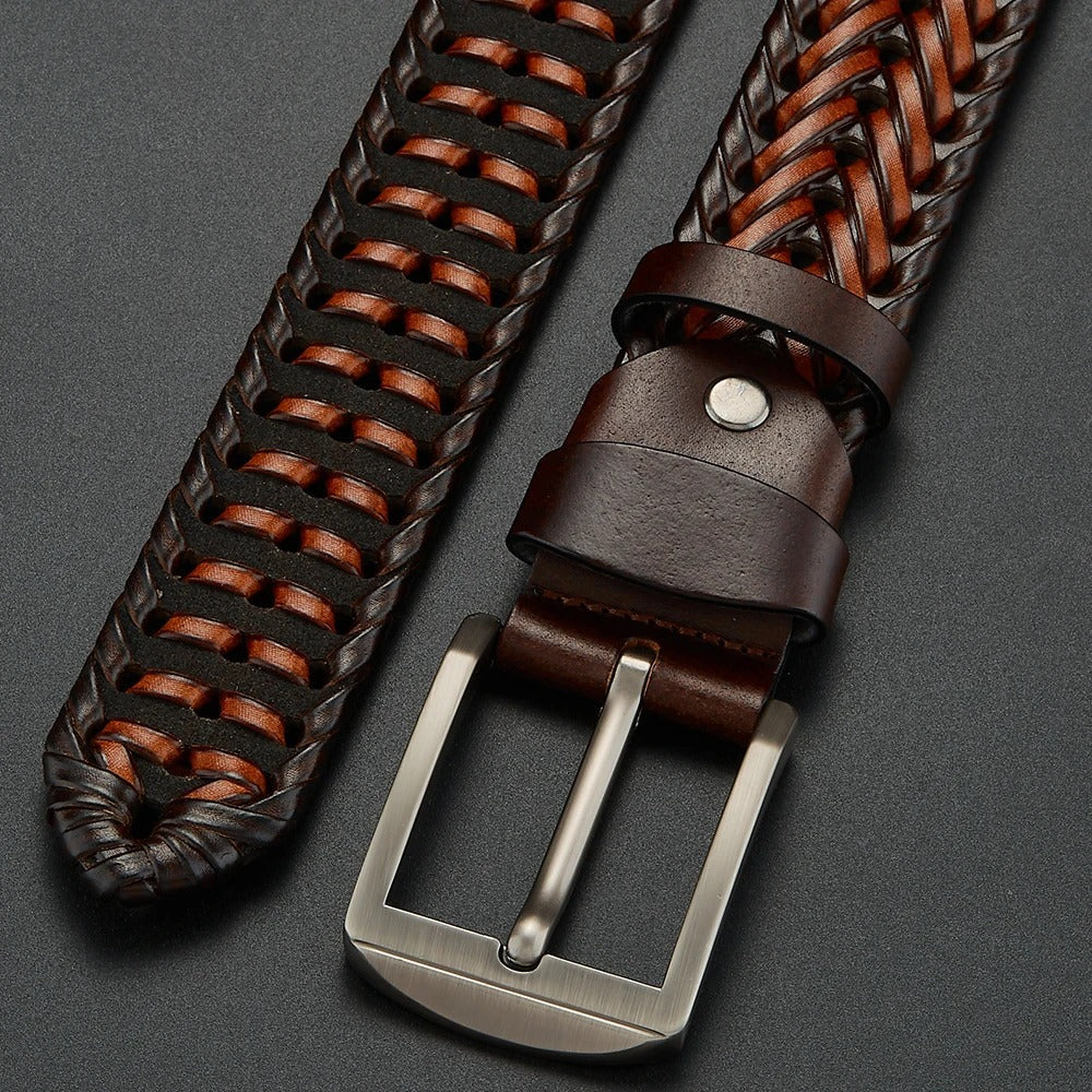 Lourdes Cowhide Leather Belt - Sydney Fraiser