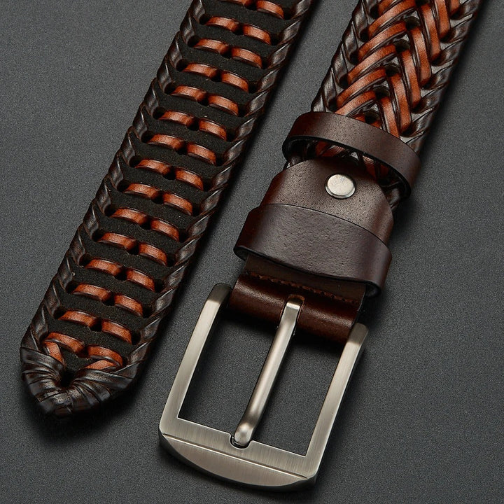 Lourdes Cowhide Leather Belt - Sydney Fraiser