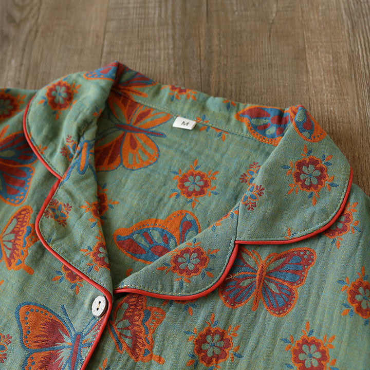 Maribel Butterfly Cotton Lounge Set