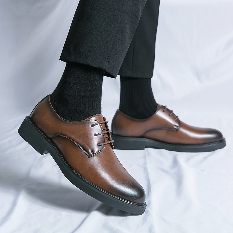 Ravello Genuine Leather Derby Dress Shoes - Sydney Fraiser