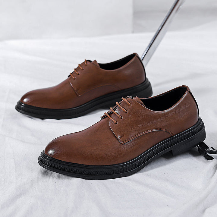 Vincenzo Genuine Leather Dress Shoes - Sydney Fraiser