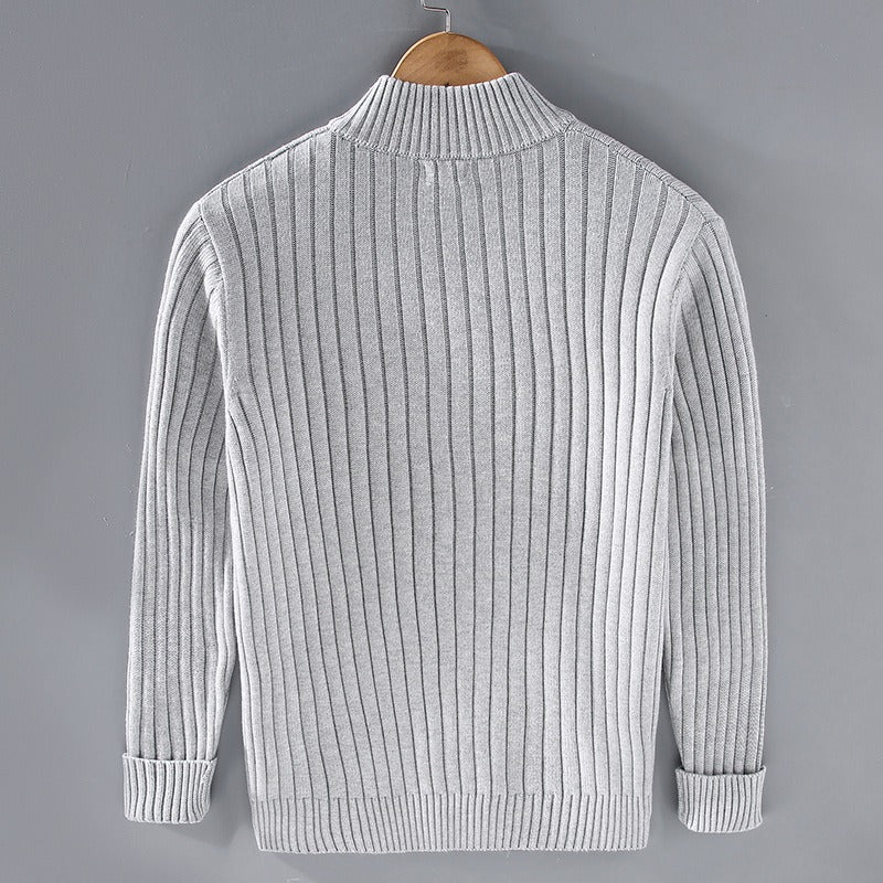 Lorenzo - Hand-knit Cotton Cardigan - Edward Fraiser