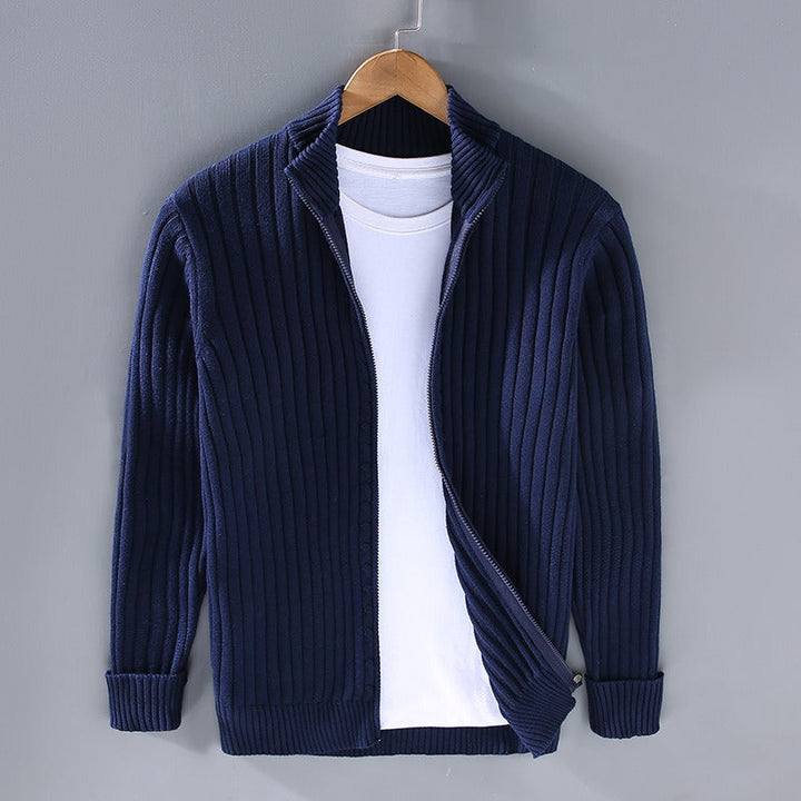 Lorenzo - Hand-knit Cotton Cardigan - Edward Fraiser