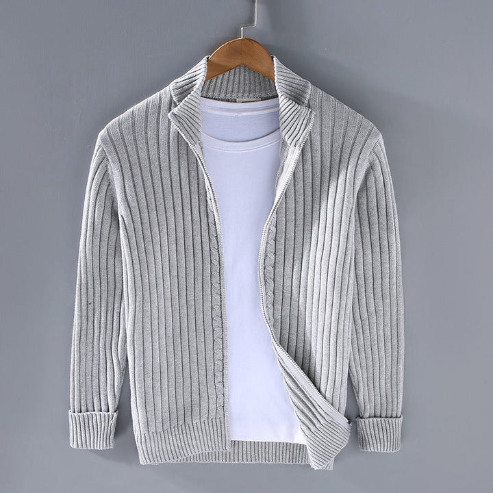 Lorenzo - Hand-knit Cotton Cardigan - Edward Fraiser