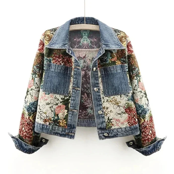 Lucera Floral Denim Jacket