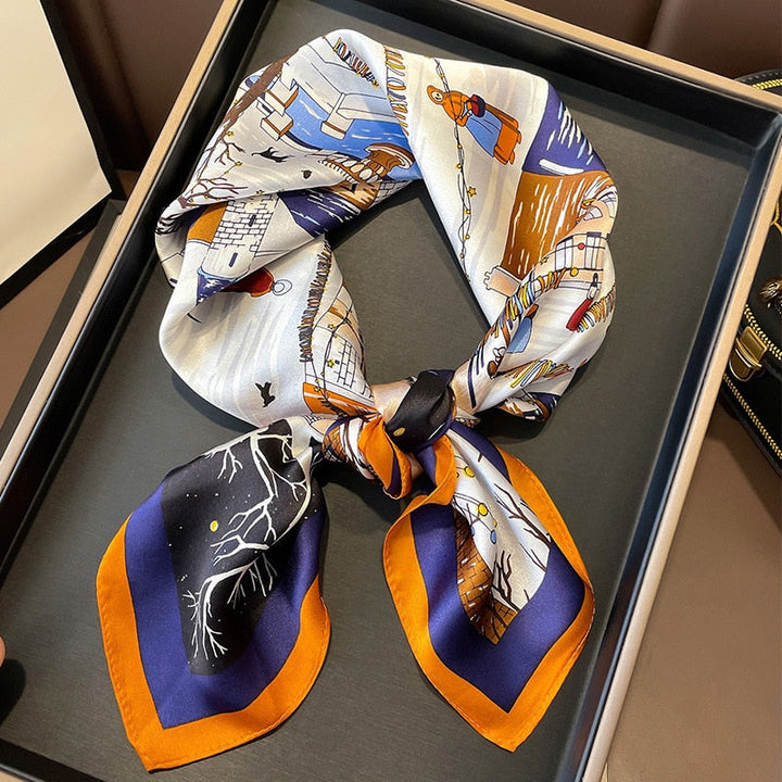 Avignon Silk Square Scarf