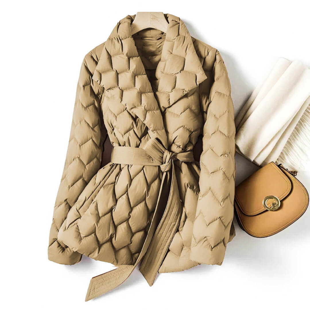 Verona Quilted Down Coat