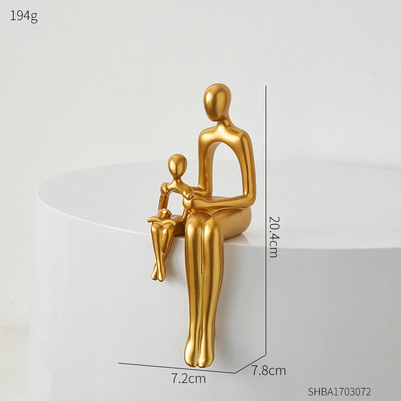 Golden Loving Family Décor Set